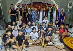 Красноярский центр казахской культуры посетили юные казаки
