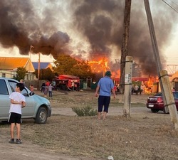 Семья из красноярского села пострадала при пожаре