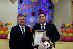 Директор Красноярской школы награждён Благодарственным письмом губернатора Астраханской области