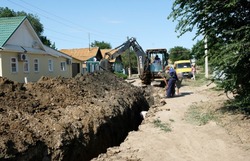 В селе Красный Яр проводится ремонт водопровода