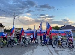 В красноярском посёлке состоялся велопробег