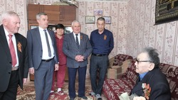 В Красноярском округе поздравили очевидцев войны