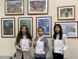 Красноярские школьники приняли участие в областной выставке