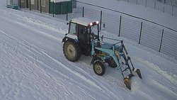 В Красноярском округе проводятся работы по очистке улиц от скопившегося снега 
