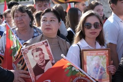 Красноярцы отметили День Победы