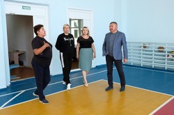 В школе красноярского посёлка Верхний Бузан завершили ремонт спортзала