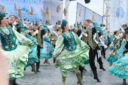 Красноярцы представили на Сабантуе культуру ногайского народа