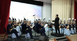 В Красном Яре выступил оркестр из Республики Казахстан