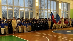 В красноярской школе стартовал месячник военно-патриотического воспитания