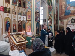 В храме Христа Спасителя села Красный Яр появилась новая икона