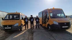 Красноярские автоинспекторы провели инструктаж для водителей автобусов