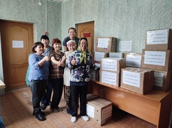 В красноярском посёлке собрали гуманитарную помощь участникам СВО