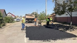 В сёлах Красноярского округа проводят ямочный ремонт