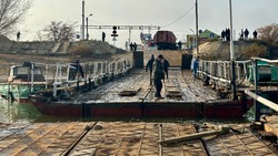Понтонная переправа в селе Красный Яр временно не функционировала